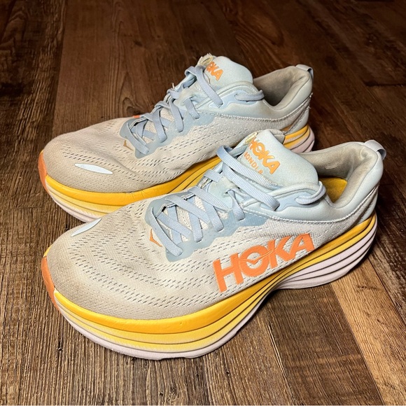 Hoka Bondi 8 in Summer Song Size 8.5 WIDE - Picture 3 of 7